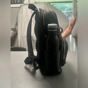 Coach | Bags | Coach Large Court Backpack Black Pebbled  display picture 1